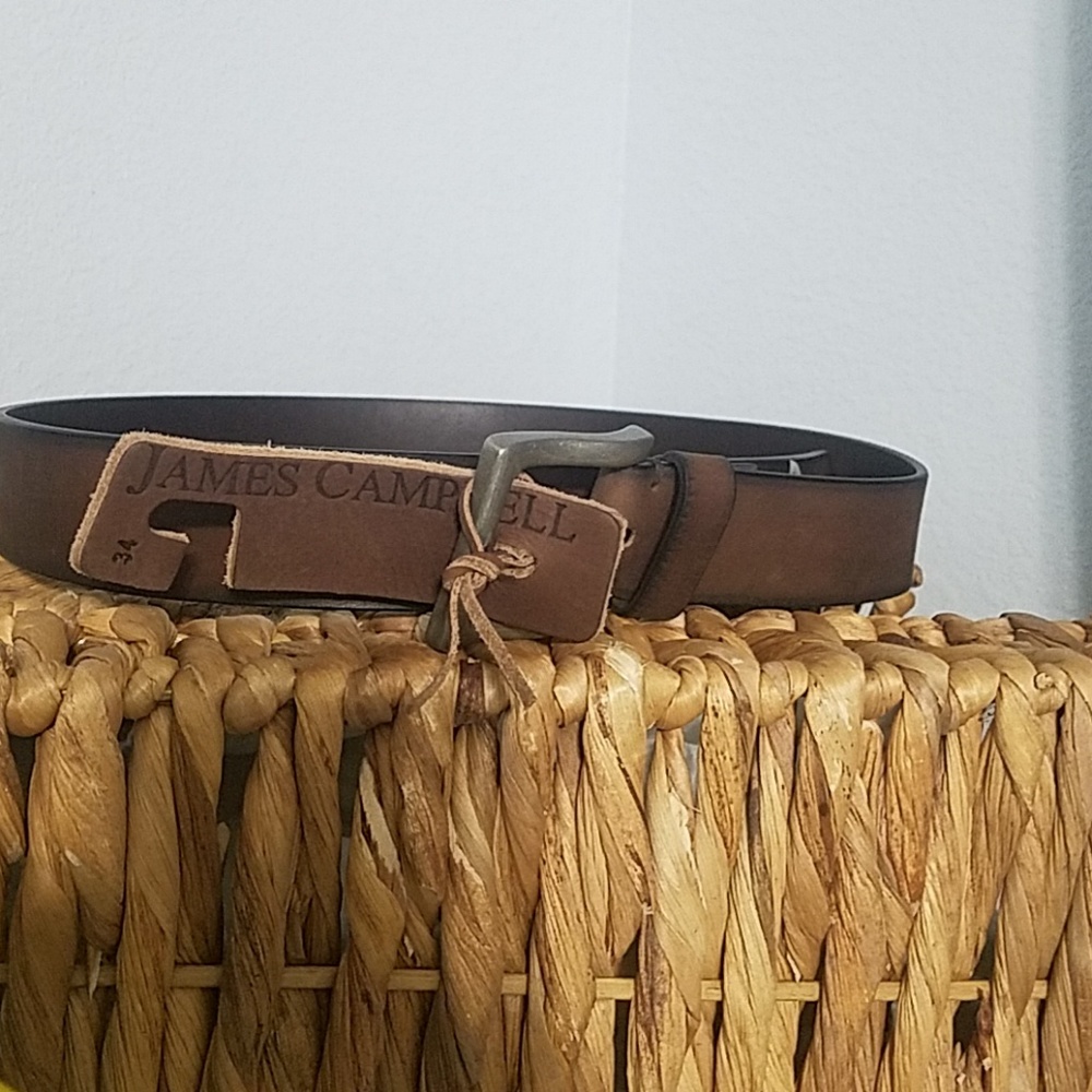 James Campbell Leather Belt